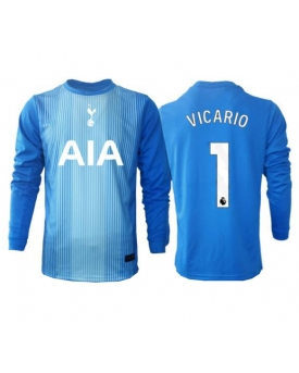 Billige Fotballdrakt Tottenham Hotspur Guglielmo Vicario #1 Keeper Replika Bortedrakt 2025-26 Langermet Billige Fotballdrakt Tottenham Hotspur Guglielmo Vicario #1 Keeper Replika Bortedrakt 2025-26 Langermet